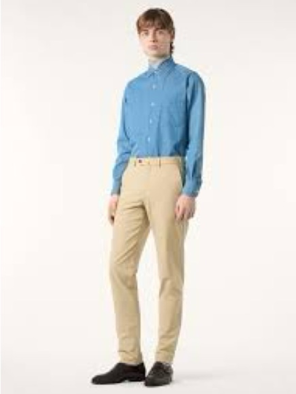 Loro Piana Beige Chinos with Classic Fit 962